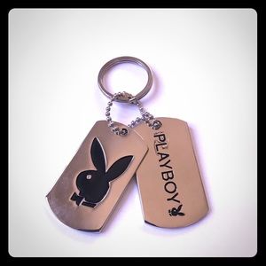 Playboy Dogtag Keychain NWOT
